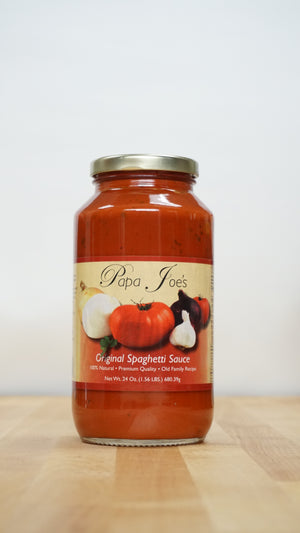 Great Tasting Papa Joe's Original Spaghetti Sauce 12x 24oz Jar