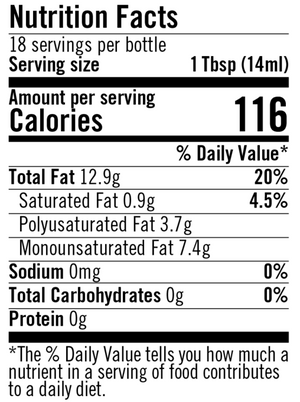 Cold-Pressed Butter Flavored Canola Oil, 8.45 OZ