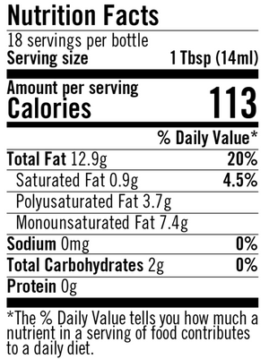 Cold-Pressed Grill Canola Oil, 8.45 OZ